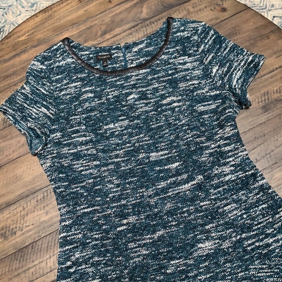 Talbots | Leather trimmed tweed dress - Picture 6 of 8